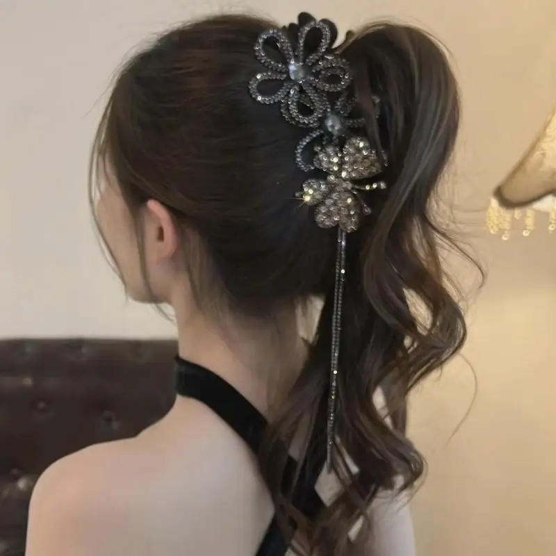 Presilha Garra Luxo com Strass Presilha Garra Luxo com Strass-Imagem 2