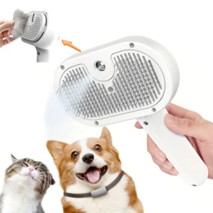 Escova 3 em 1 a Vapor  Para Pet