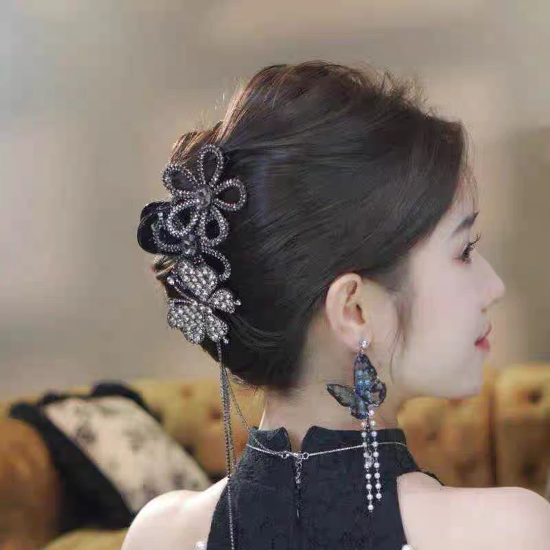 Presilha Garra Luxo com Strass Presilha Garra Luxo com Strass-Imagem 6