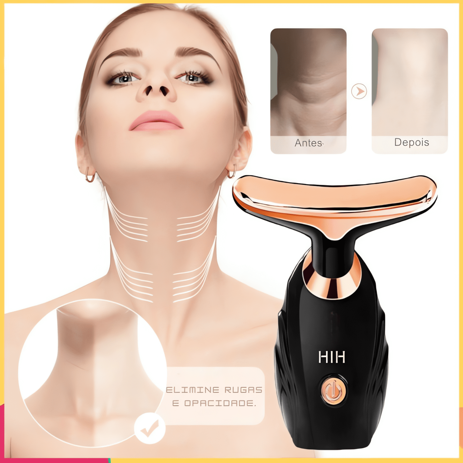 Massageador Facial com Microcorrente Massageador Facial com Microcorrente-Imagem 6